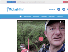 Tablet Screenshot of michaelmilton.com